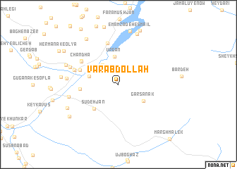 map of Var ‘Abdollāh