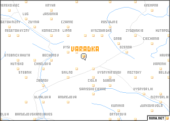 map of Varadka