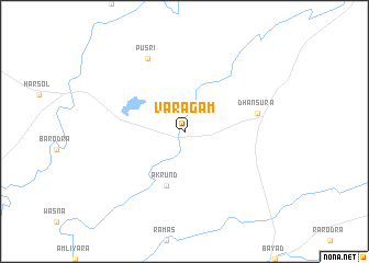 map of Varāgām