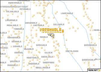 map of Varahwāla