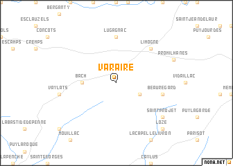 map of Varaire