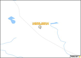 map of Varajärvi