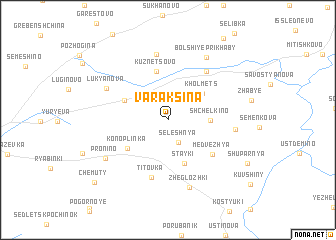 map of Varaksina