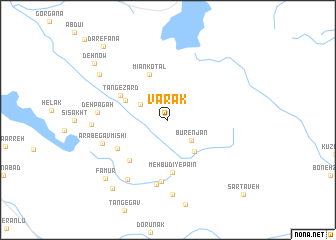 map of Vārak