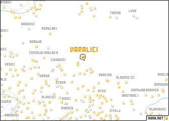 map of Varalići
