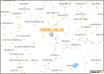 map of Varal Viejo