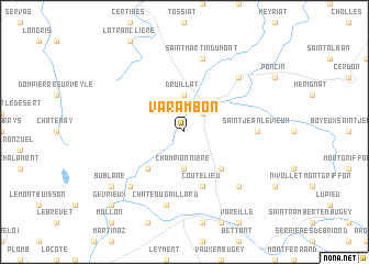 map of Varambon