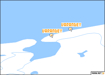 map of Varandey