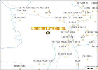 map of Varān-e Tūt Shomāl