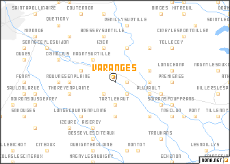 map of Varanges