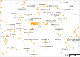 map of Varanwāla