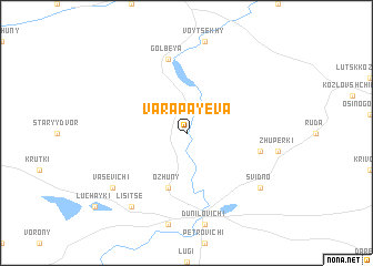 map of Varapayeva