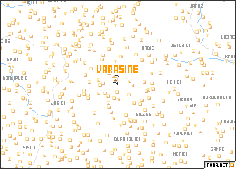 map of Varašine
