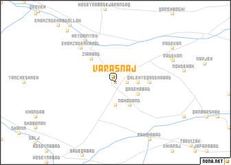 map of Varasnaj