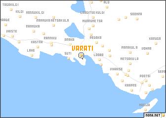 map of Värati