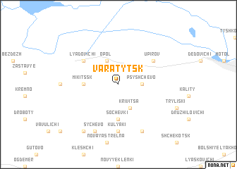 map of Varatytsk