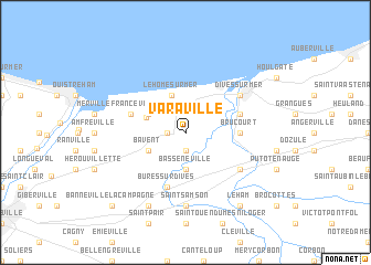 map of Varaville