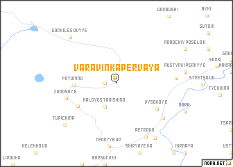 map of Varavinka Pervaya