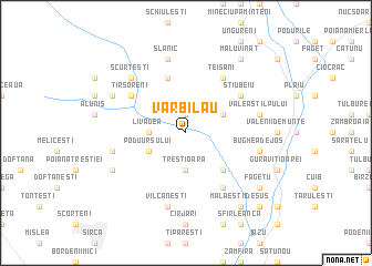 map of Vărbilău