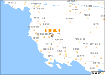 map of Varbla