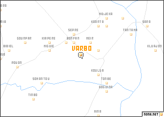 map of Varbo