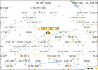 map of Varbrügge