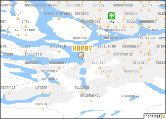 map of Vårby