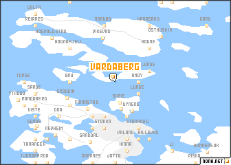 map of Vardaberg