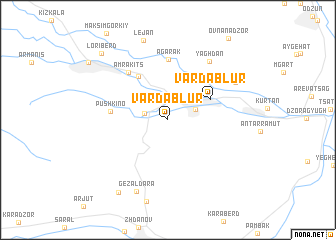 map of Vardablur