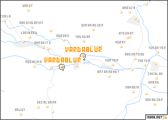 map of Vardablur