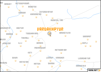 map of Vardakhpyur