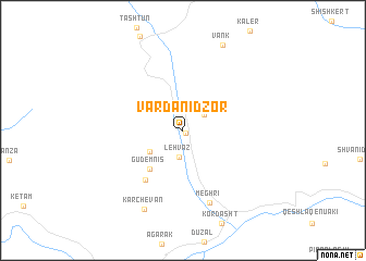 map of Vardanidzor