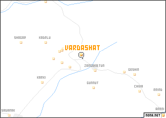 map of Vardashat