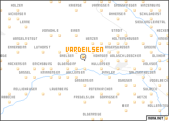 map of Vardeilsen