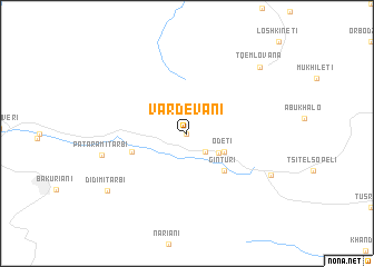 map of Vardevani