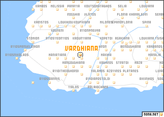 map of Vardhianá