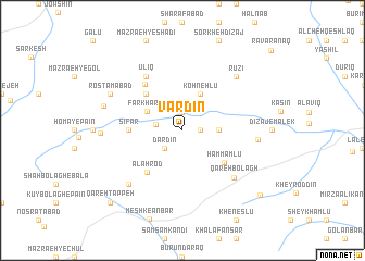 map of Vardīn