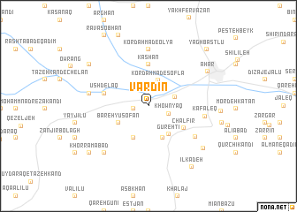 map of Vardīn