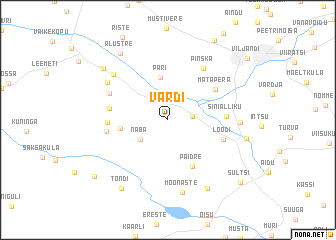 map of Vardi