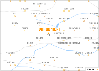 map of Vardomichi