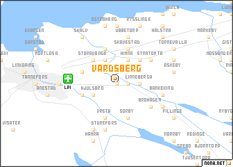 map of Vårdsberg