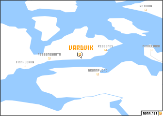 map of Vardvik