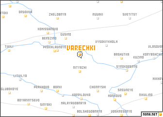 map of Varechki