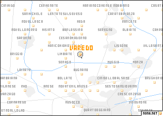 map of Varedo