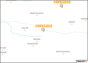 map of Varegovo