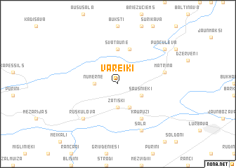 map of Vareiki