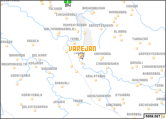 map of Varejān