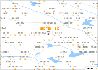 map of Värekulla