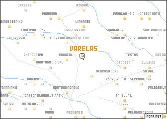 map of Varelas