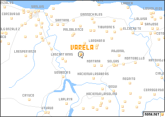 map of Varela